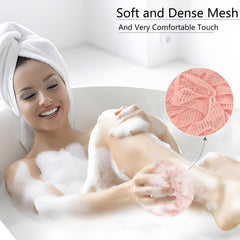 YOGET esponjas de ducha color mixto para piel suave.