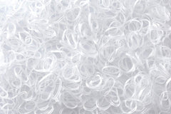 YOUXUAN ligadura elástica para pelo transparente, textura de silicona suave para menos tirones.