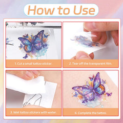 Tatuajes para niños y adultos Yoyuspy Holi, uso seguro y divertido