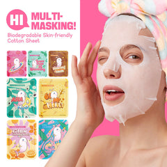Mascarilla ZealSea aloe vera y té verde para hidratación suave