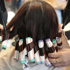 Zelphvt papeles perm cabello alta absorción para envolver y procesar.