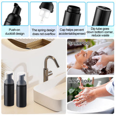 Zhehao tubos de limpieza transparentes para productos de higiene de pestañas