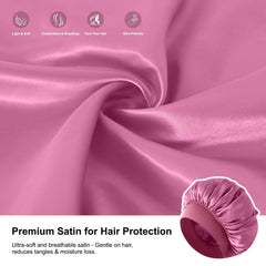 Gorro ZHENSILK de seda para cabello rizado y liso, ideal para control del encrespamiento.