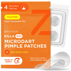 Parche ZitSticka Killa Mini, empaque reutilizable para cuidado en movimiento.