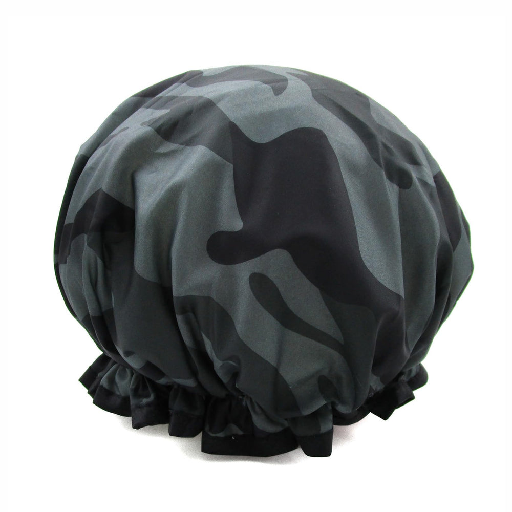 Gorra de ducha ZKLLGHE, doble capa impermeable, mantiene el cabello seco durante la ducha