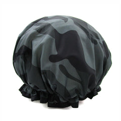 Gorra de ducha ZKLLGHE, doble capa impermeable, mantiene el cabello seco durante la ducha