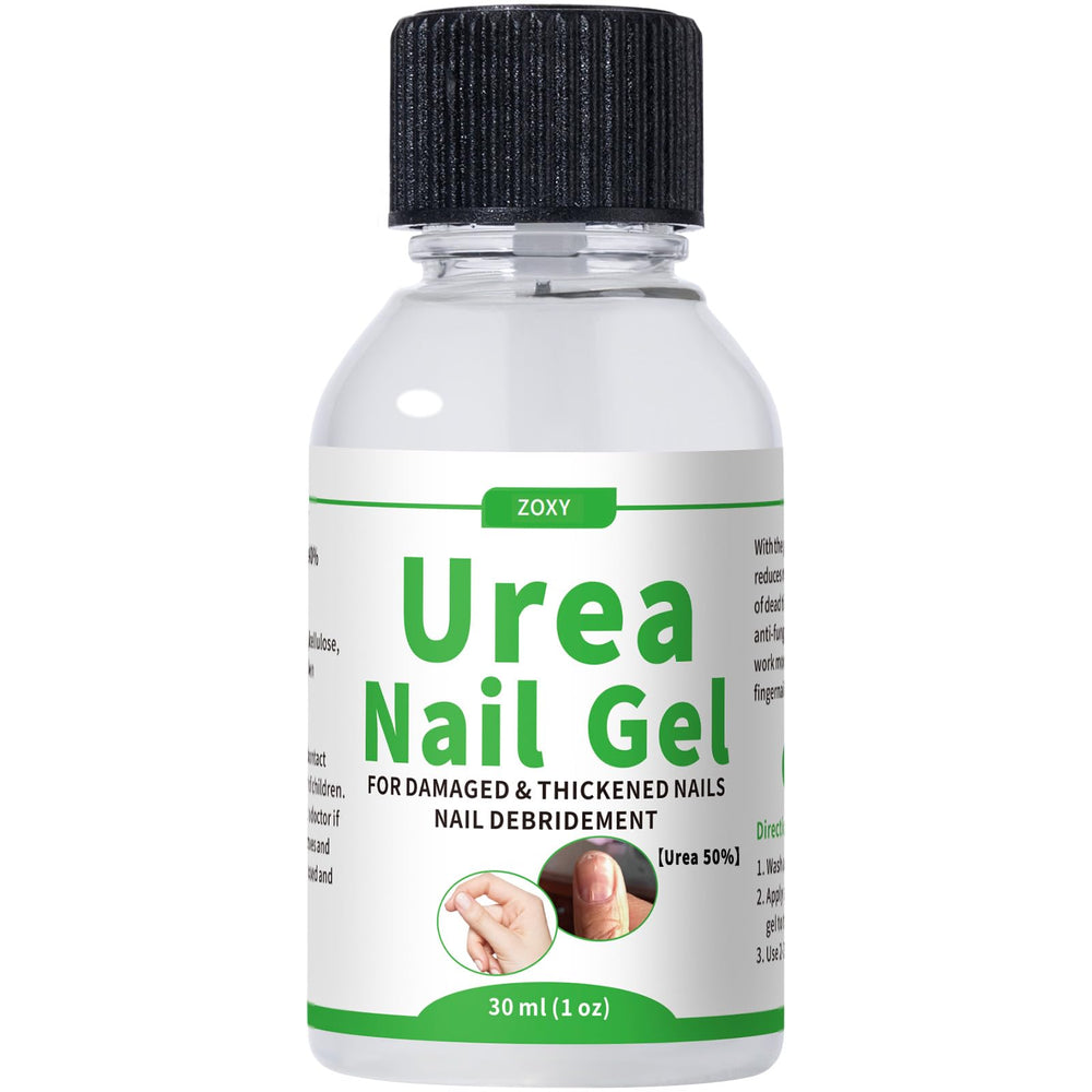 ZOXY 50% gel de urea para uñas: botella elegante que suaviza uñas gruesas
