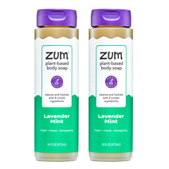 Zum Jabon Cuerpo Lavanda Menta: botella frontal para ducha diaria.