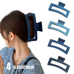 ZYTJ pack de 4 ganchos, color degradado azul, regalo práctico