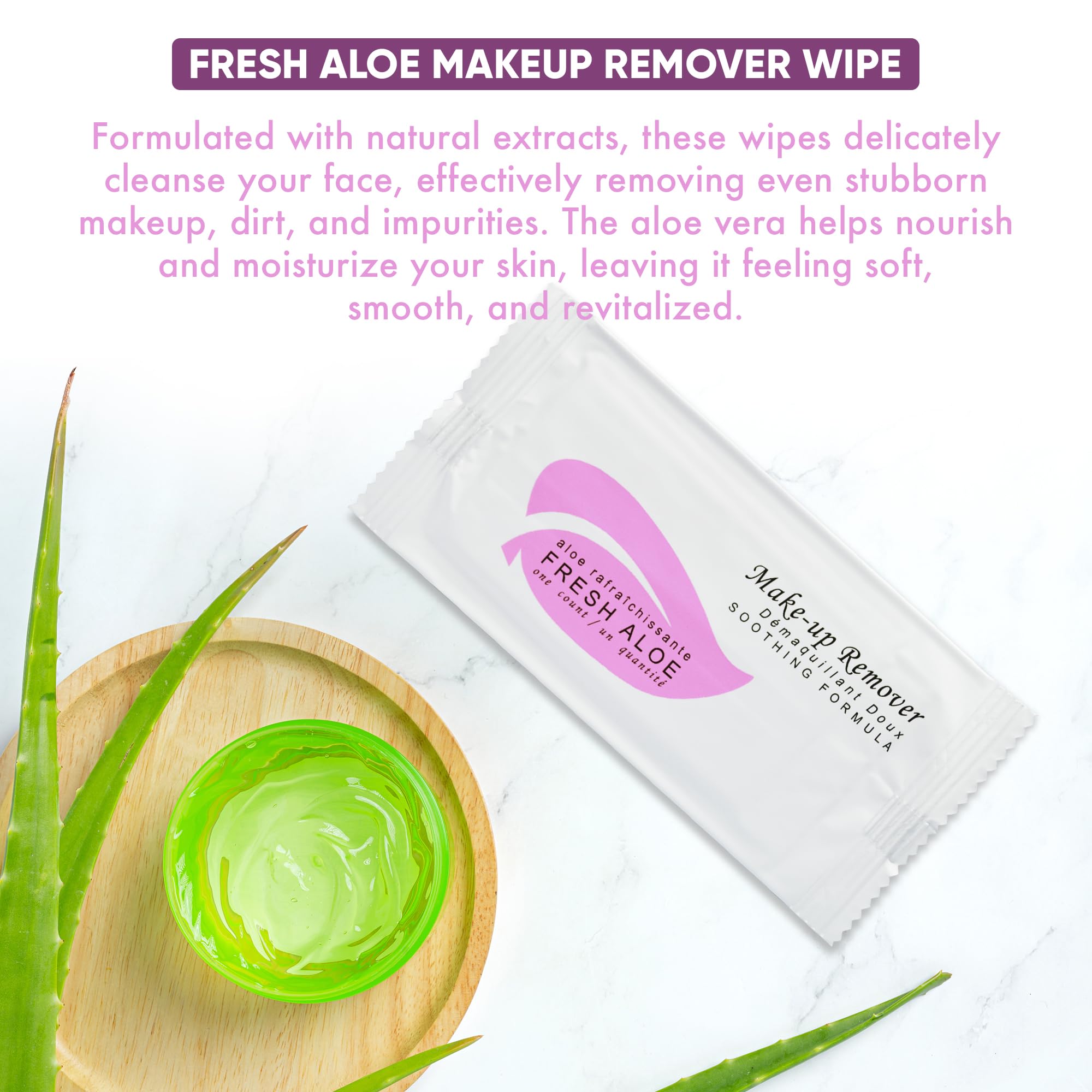 1-Shoppe All-in-Kit desmaquillante toallita, tamaño compacto, fácil almacenamiento.