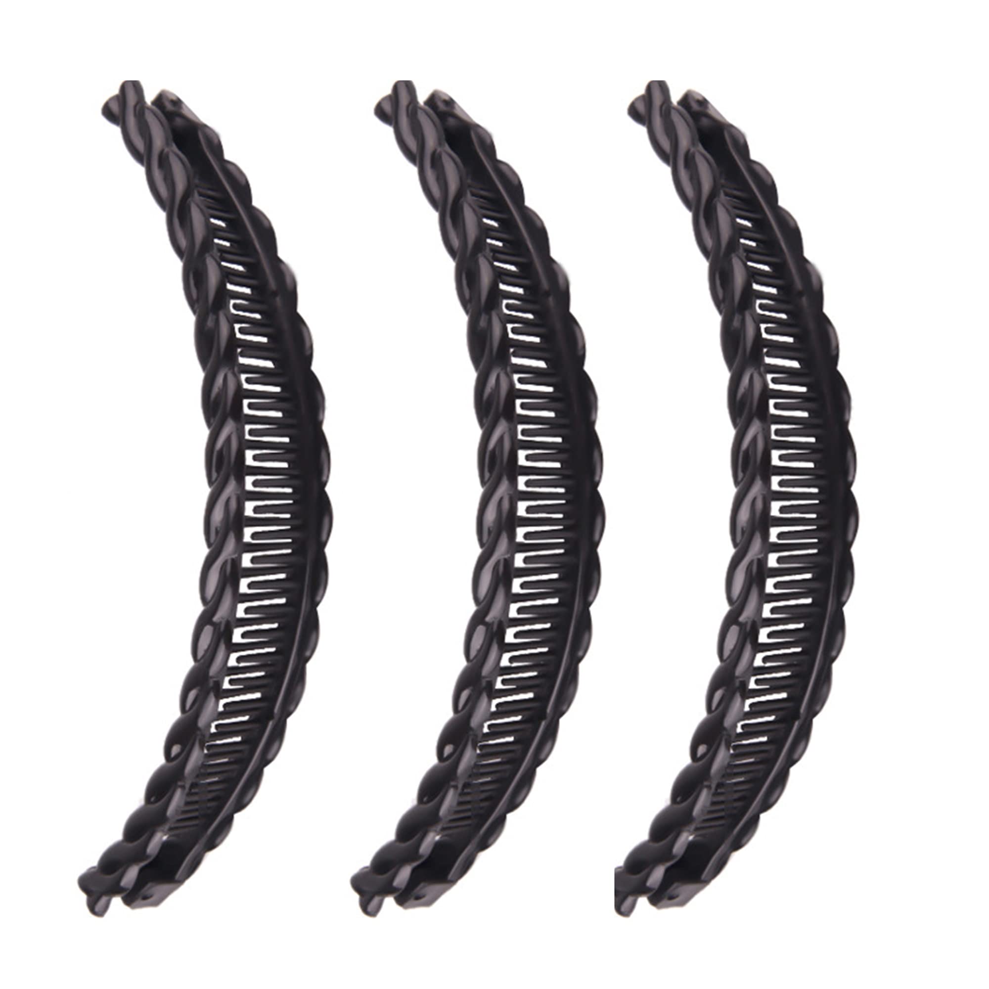 Pinza banana 1st Choice, frente: sostiene el cabello con estilo