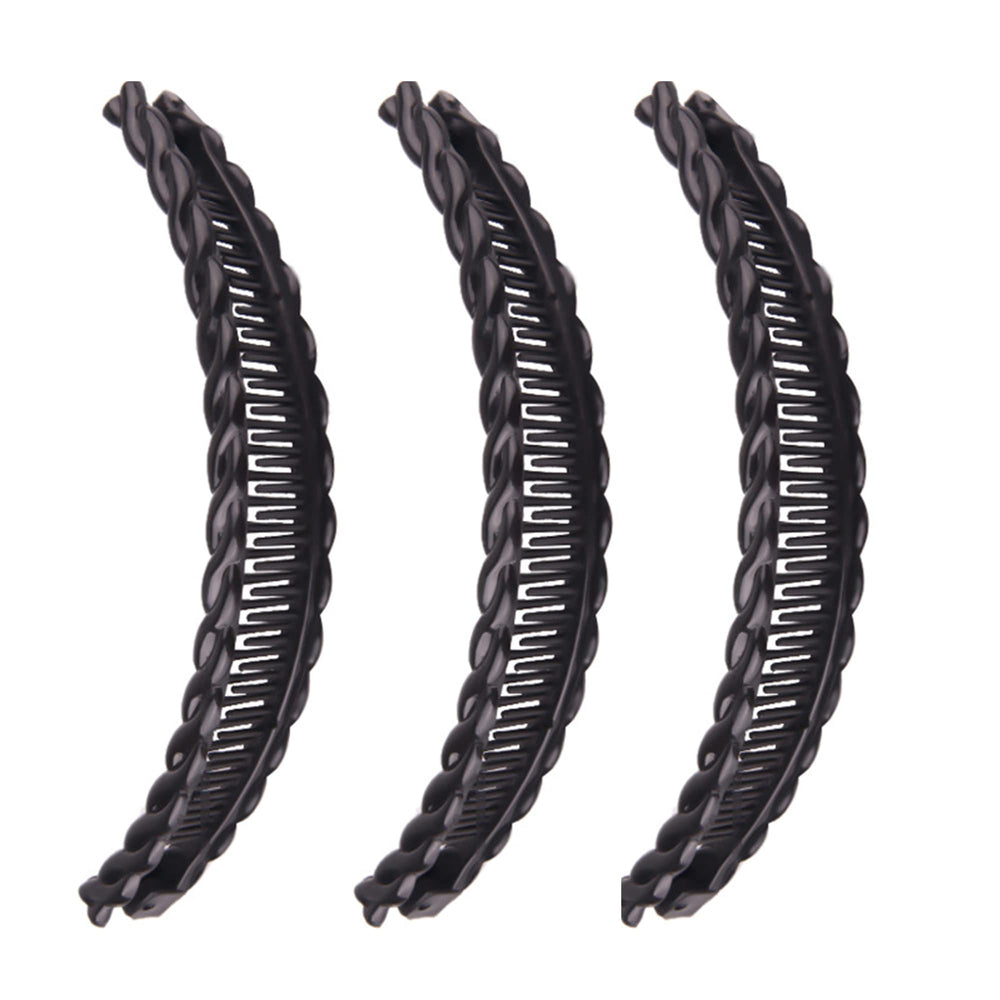 Pinza banana 1st Choice, frente: sostiene el cabello con estilo