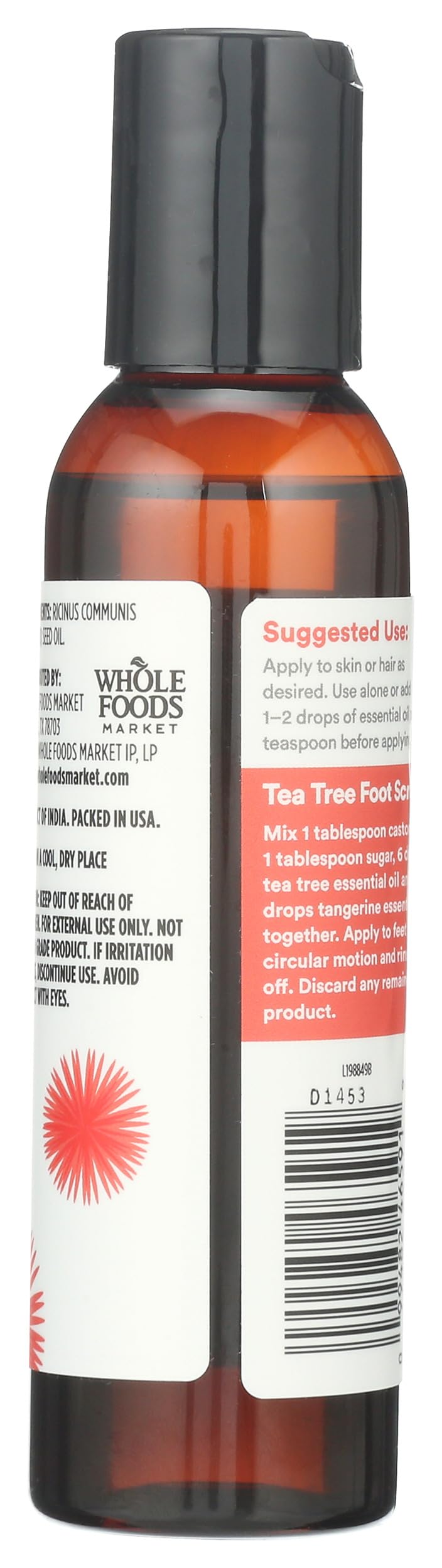 Aceite de ricino emoliente de 365 by Whole Foods Market para piel