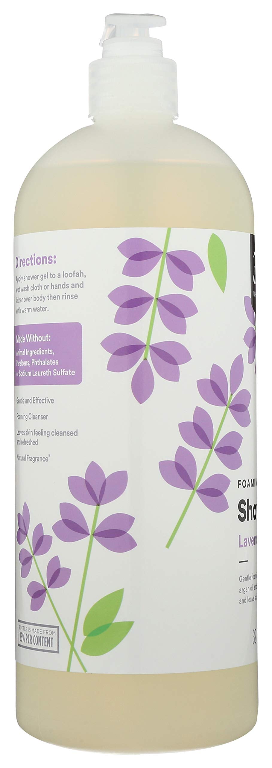 Aroma de lavanda relajante durante la ducha