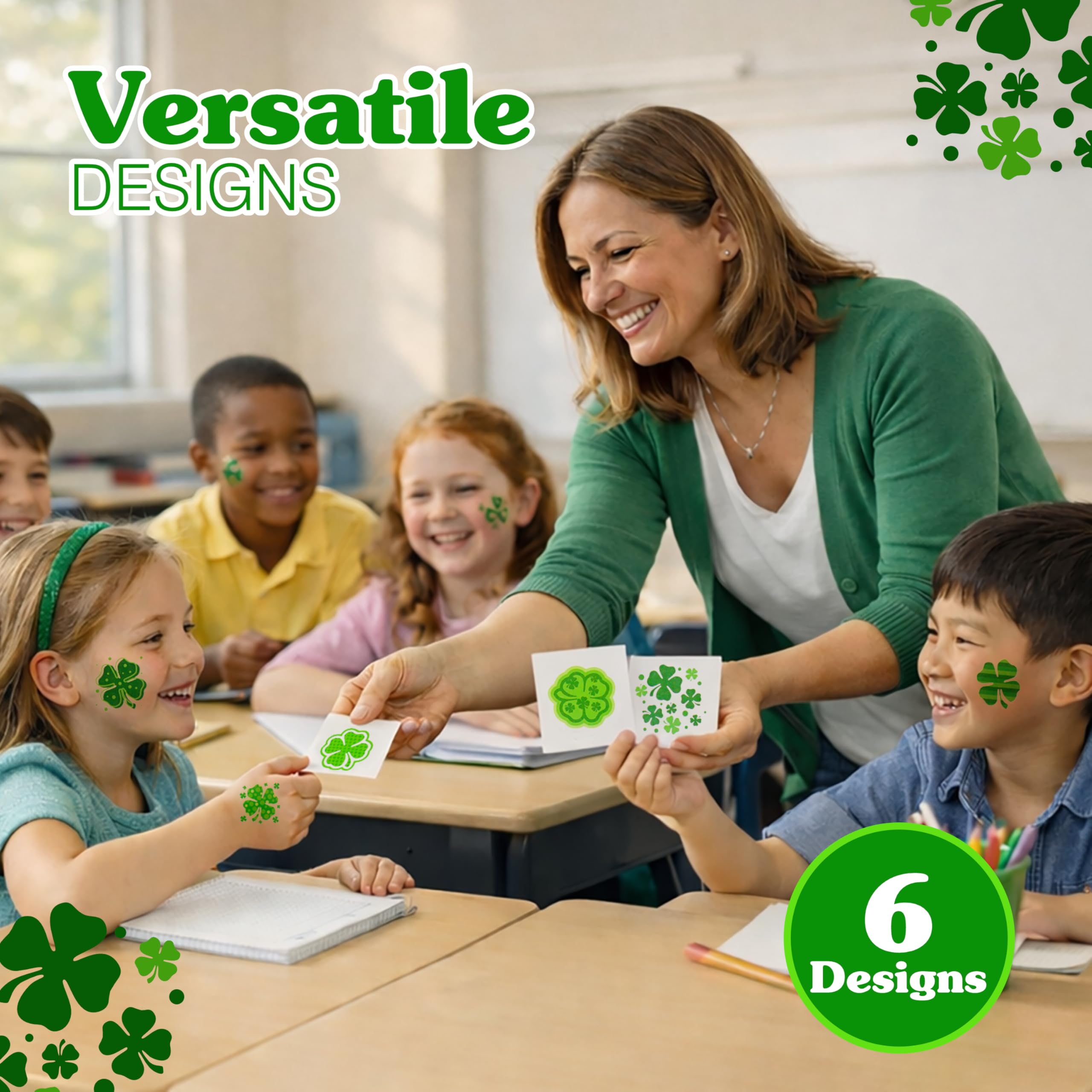 4E's Novelty diseños variados de tréboles para todas las edades