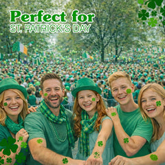 4E's Novelty diseños de trébol verde y dorado para celebración