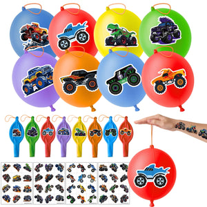 91BALLOONS globo punch monstruo de 18 pulgadas, listo para fiesta infantil.