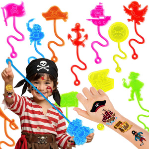 Manos pirata 91STICKYHAND, juego práctico y colorido para fiestas infantiles