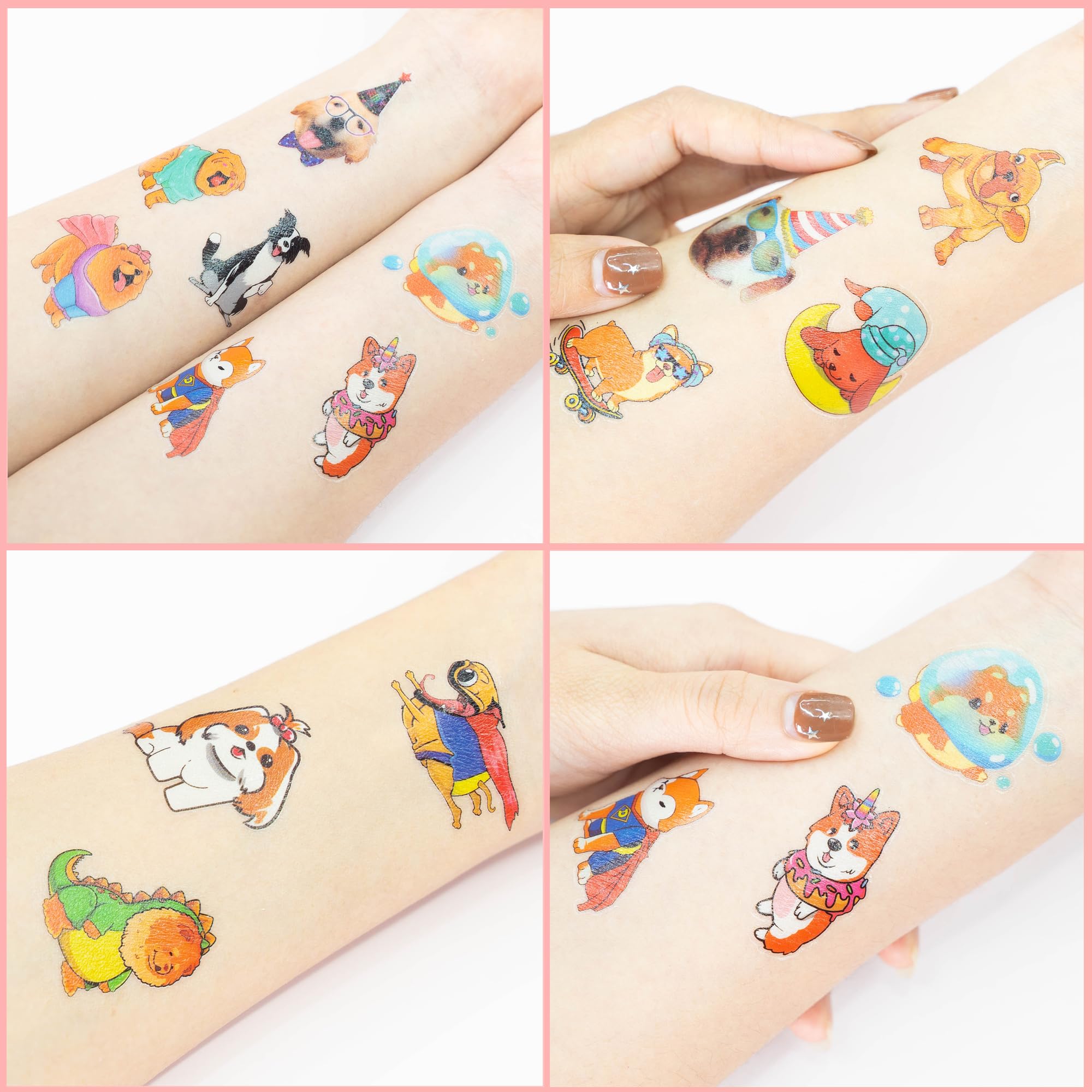 Aplicación fácil de tatuajes temporales 91TATTOOS para manualidades festivas.