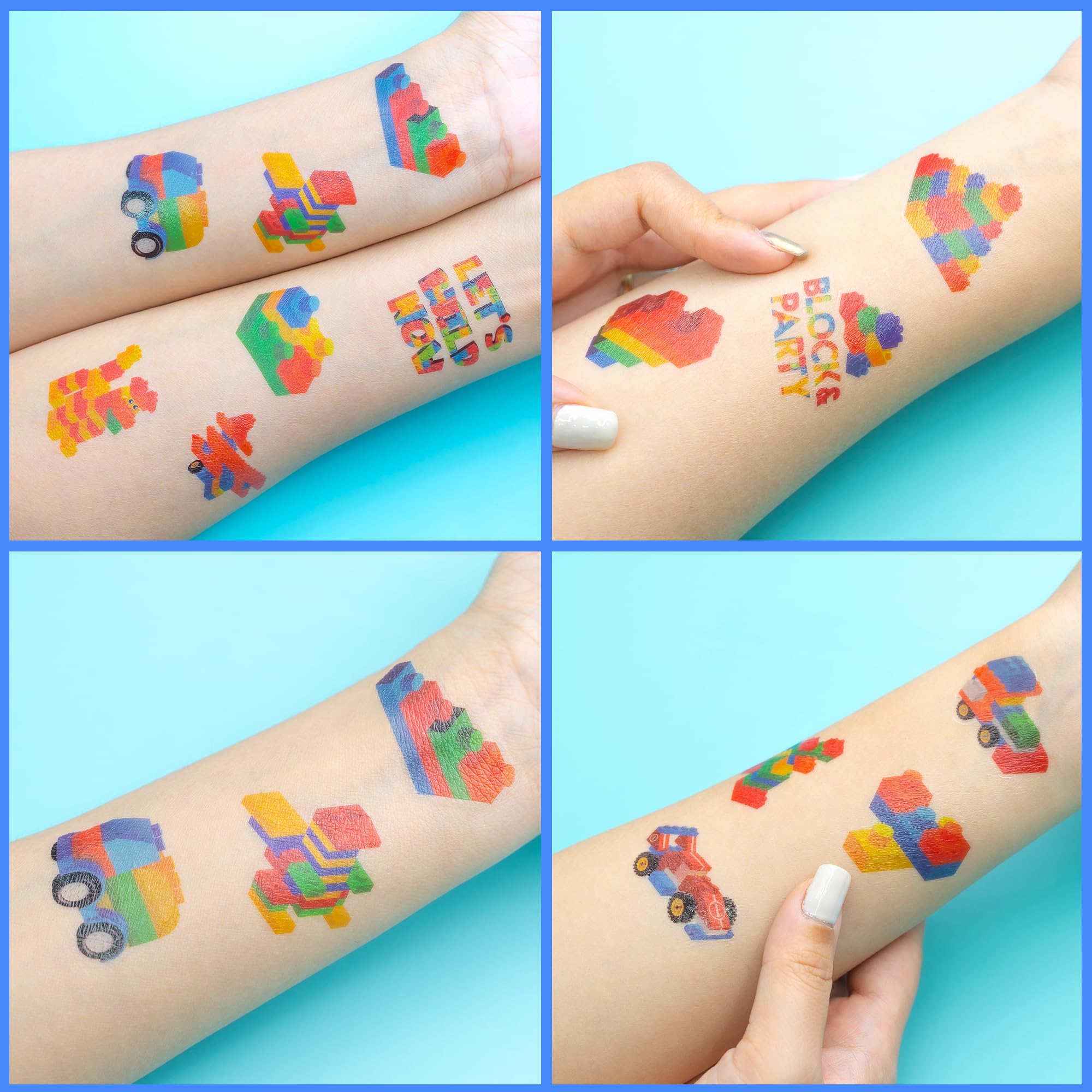 91TATTOOS decoración de eventos con 96 diseños de bloques