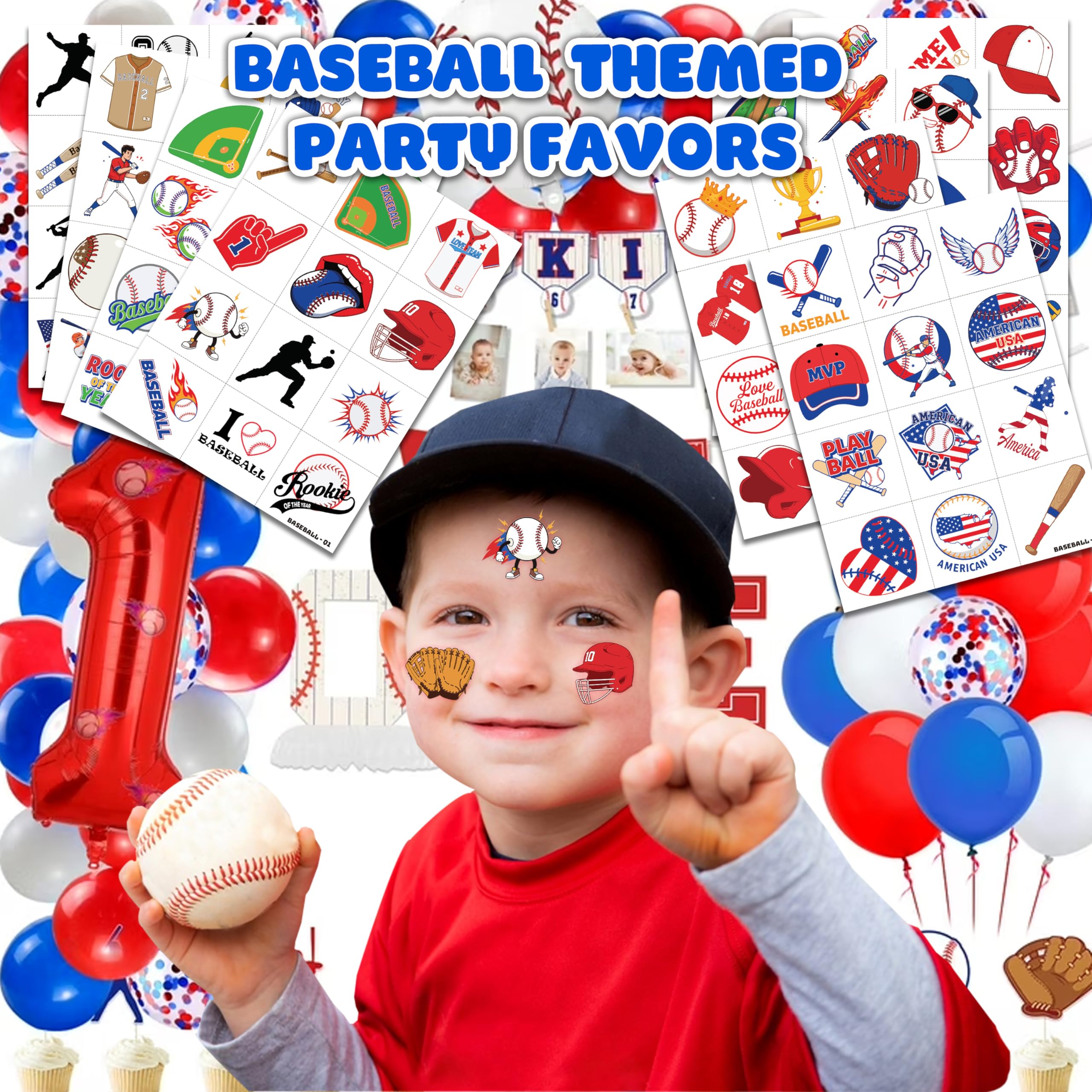 91TATTOOS presenta diseños baseball para fiestas divertidas.