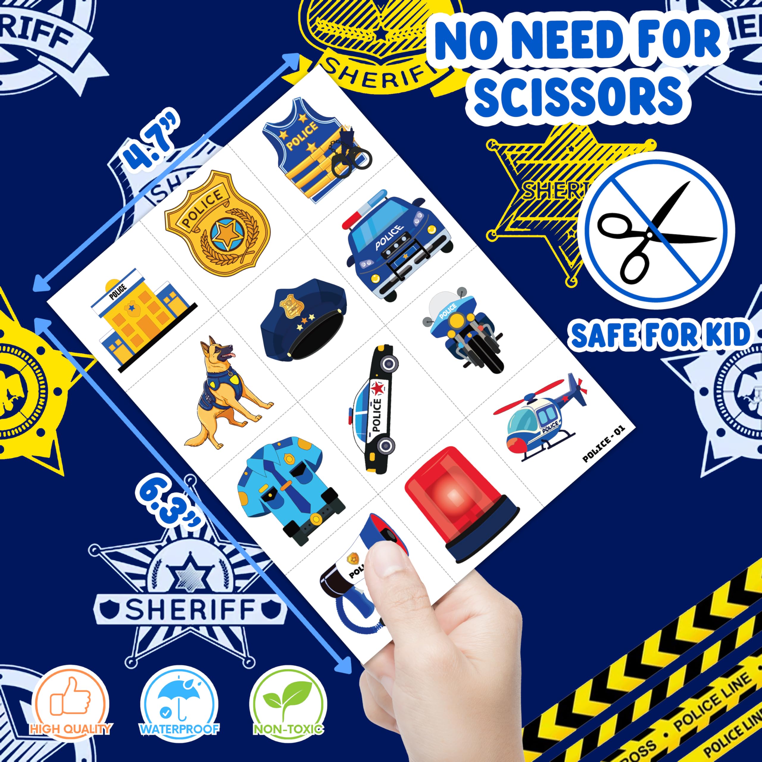 91TATTOOS diseños tatuajes policia: opciones seguras y adecuadas para niños.