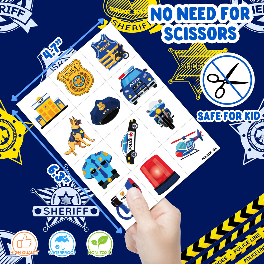 91TATTOOS diseños tatuajes policia: opciones seguras y adecuadas para niños.