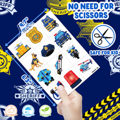 91TATTOOS diseños tatuajes policia: opciones seguras y adecuadas para niños.