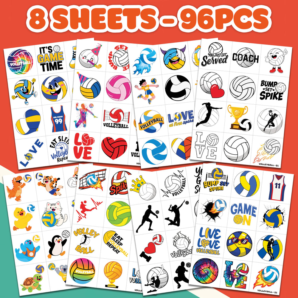 Diseños tiernos de voleibol para niños y adultos, ideal para fiestas