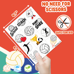 Tatuajes para manos y brazos con motivos de voleibol