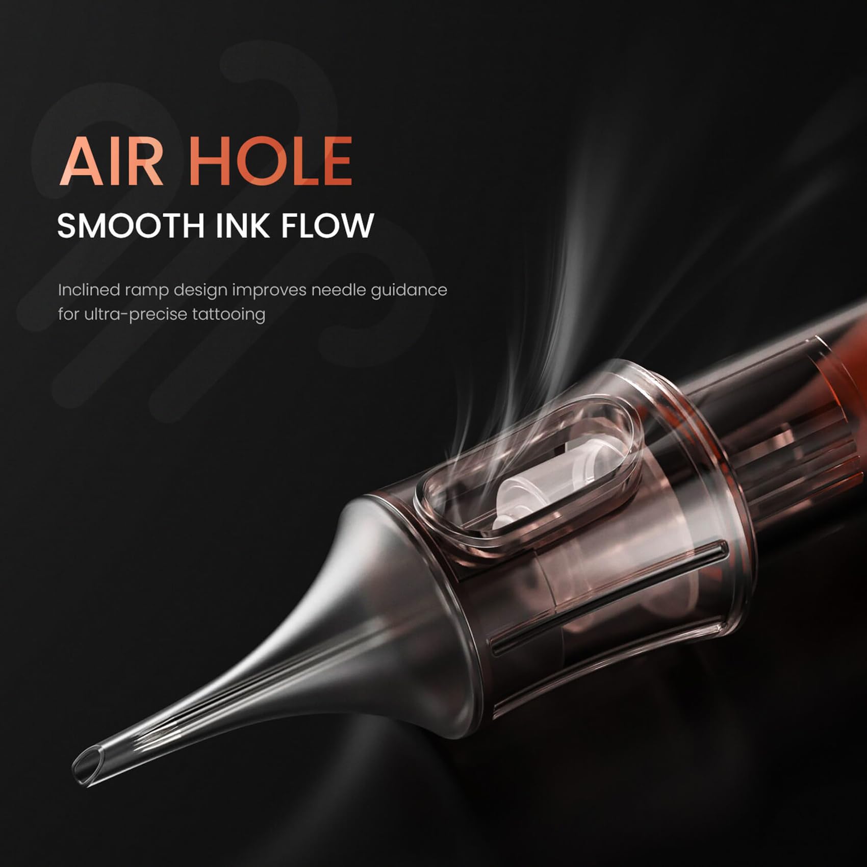 A-minusone aguja delineante 1209RL adaptable a plumas rotativas para tatuadores