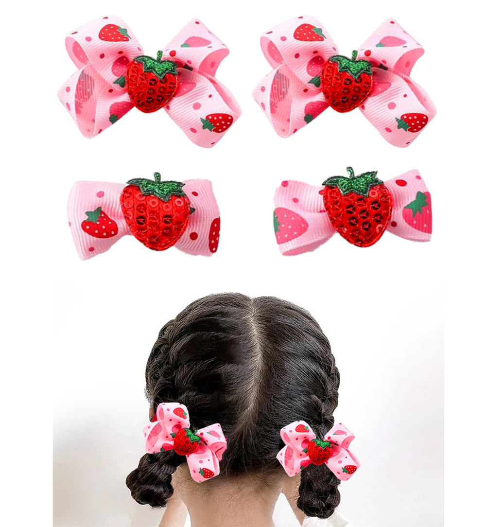 AACKS lazo fresa para niñas, ideal para peinados diarios.