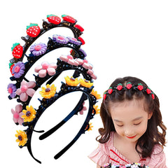 Aaiffey pinza para cabello con diseño de princesa dulce para fijar trenzas.