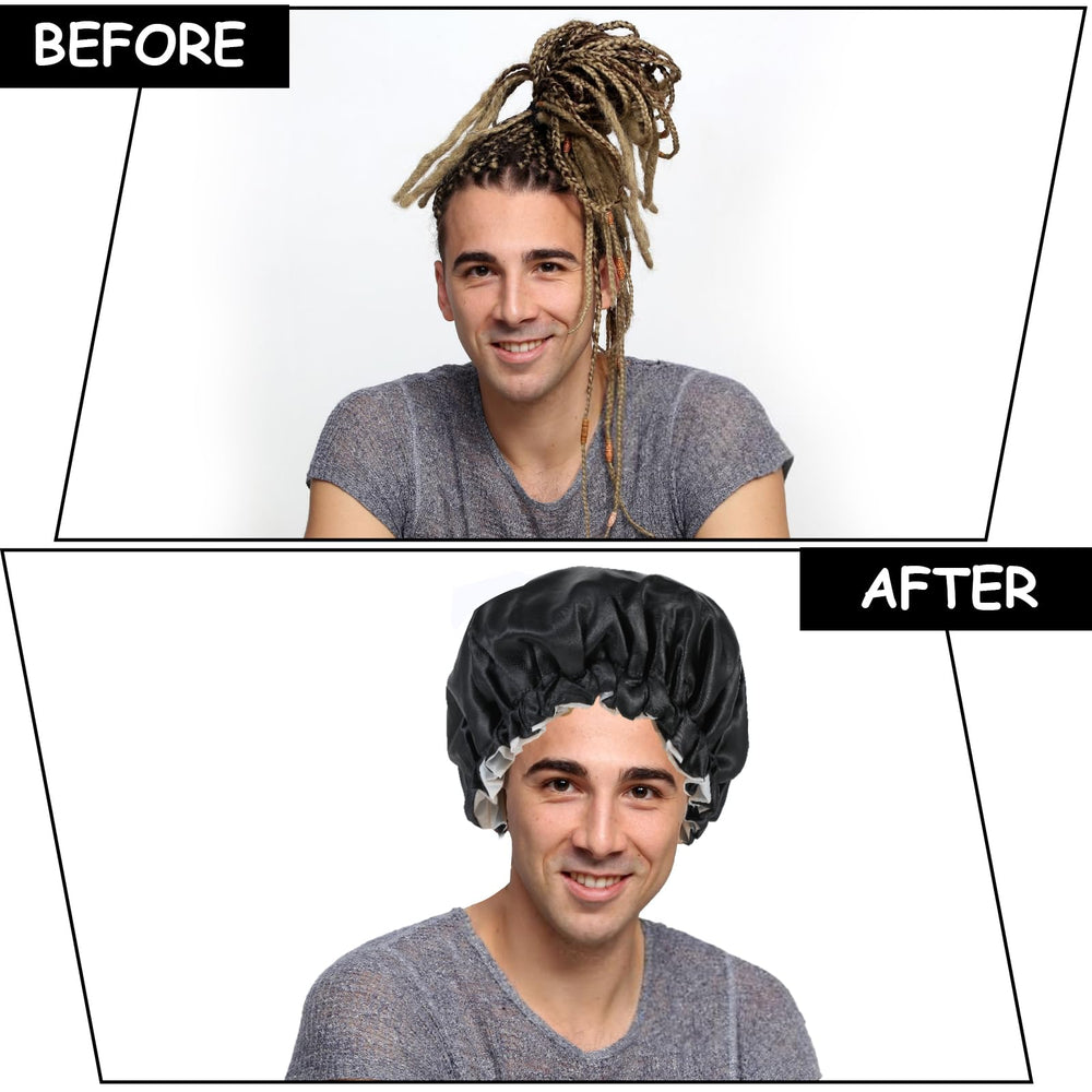 Uso en la ducha para mantener el cabello seco y protegido