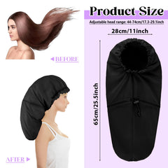 Capucha de ducha Abeillo para dreadlocks impermeable protege el peinado de salpicaduras.