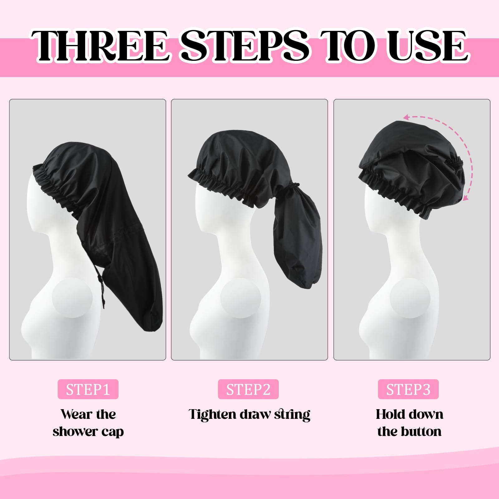 Gorro Abeillo con banda elástica ajustable para todo tipo de cabello.
