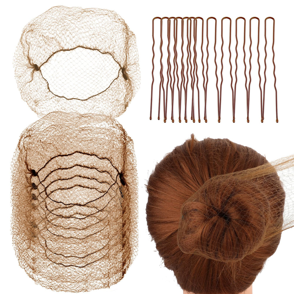 Abeillo redes invisibles para cabello de 50 cm, cómodo y discreto.