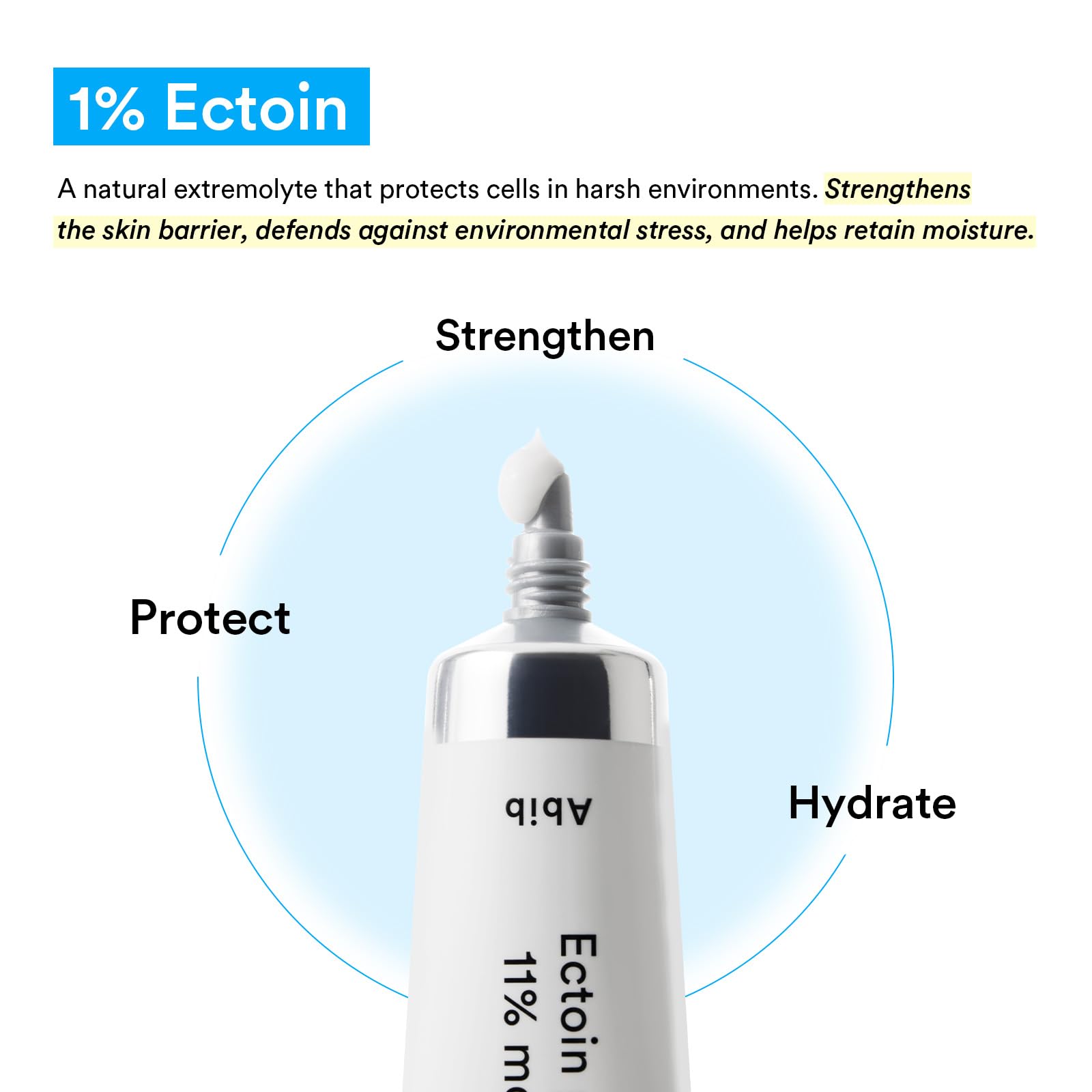 Aplicación diaria de Abib para cuidado facial suave.