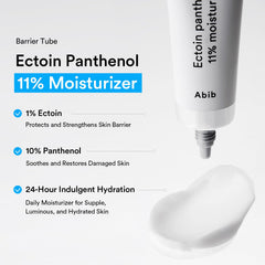 Textura ligera de Abib Ectoin Panthenol se absorbe rápido.
