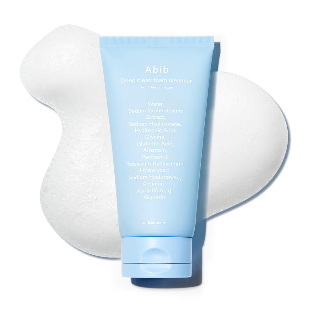 Abib espuma de limpieza profunda con sedum e hialurónico en la botella