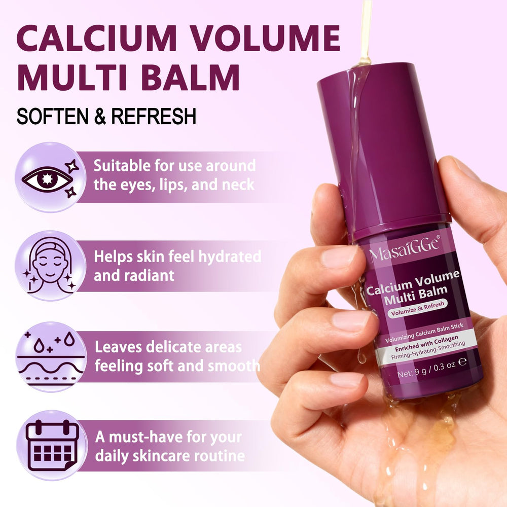 ABOUME Calcium Volume Multi Balm textura ligera y rápida absorción.