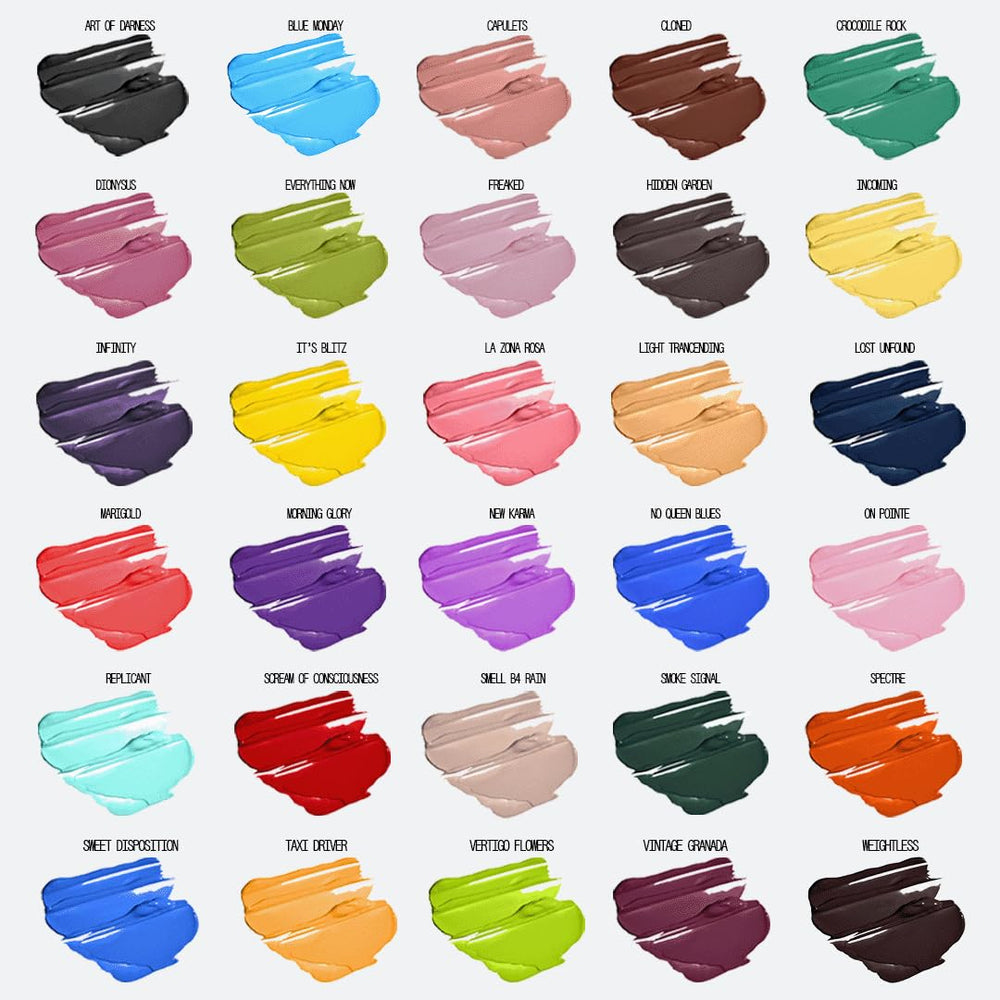about-face Matte Fluid Eye Paint Larga duración sin manchas ni pliegues