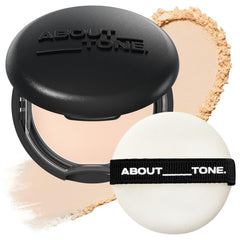 ABOUT TONE Blur Powder Pact con espejo para retoques discretos durante el día