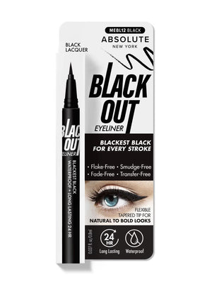 Absolute New York MEBL12 Black Out con punta flexible para trazos precisos.