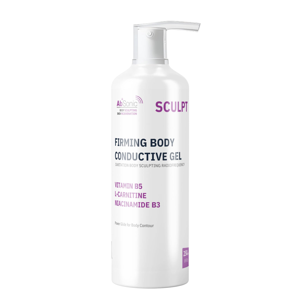 Absonic Sculpt gel para cavitación, deslizamiento suave en botella de 8.5 oz.