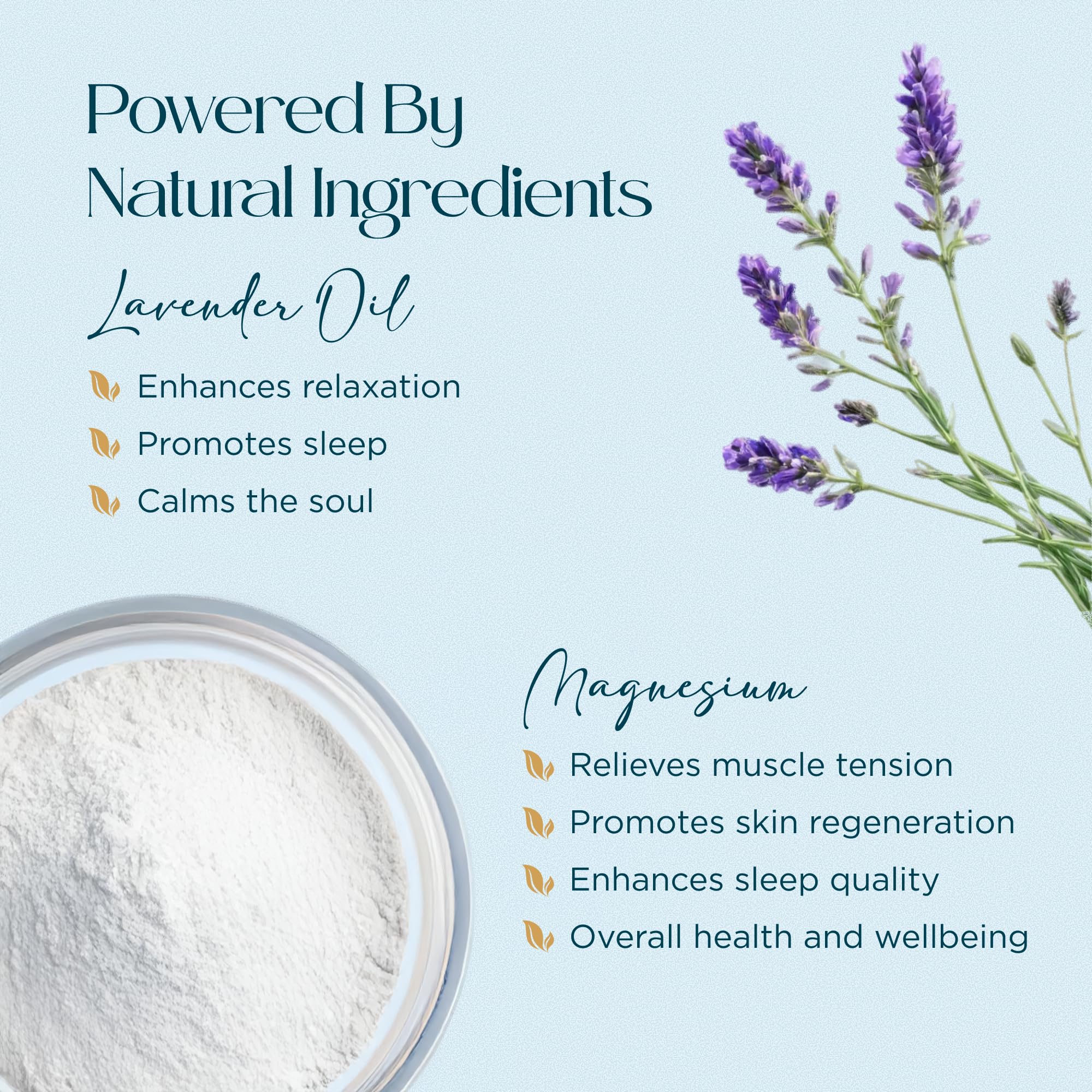 Abundant Natural Health, cristales de magnesio, sensación suave para músculos cansados