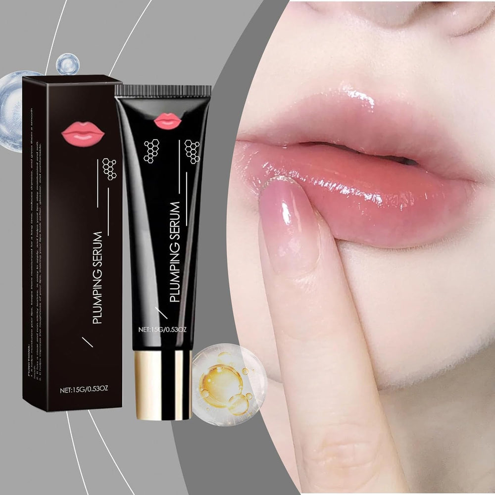 Aceite agrandador de labios: aplicación suave para labios con hidratación.