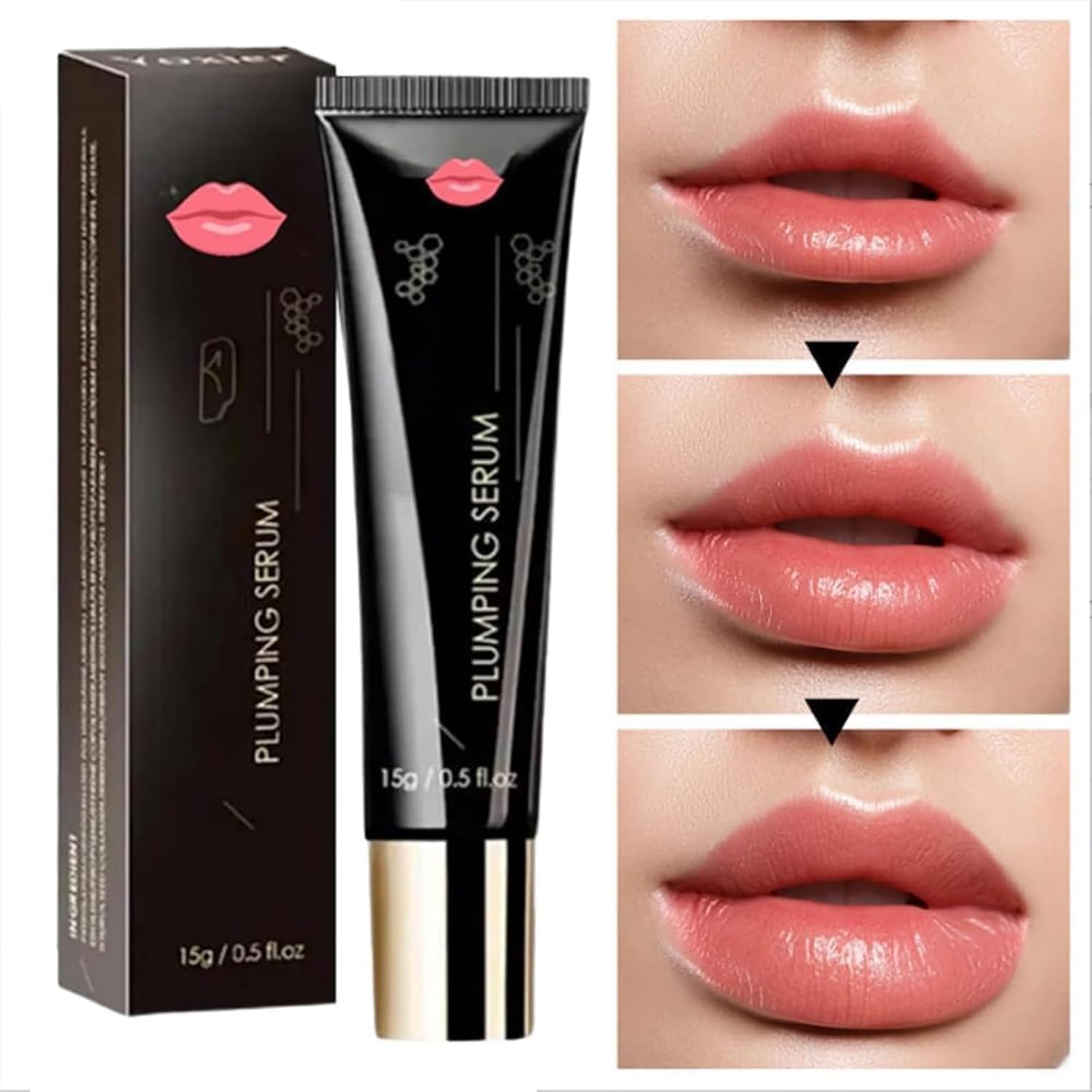 Aceite agrandador de labios: labios secos pueden mejorar con uso regular.