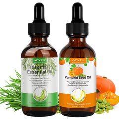 Aceite de calabaza en botella para hidratación diaria del cabello y la piel