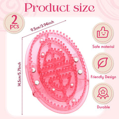 Acellegic meridian brush, manos sujetando para control antideslizante.